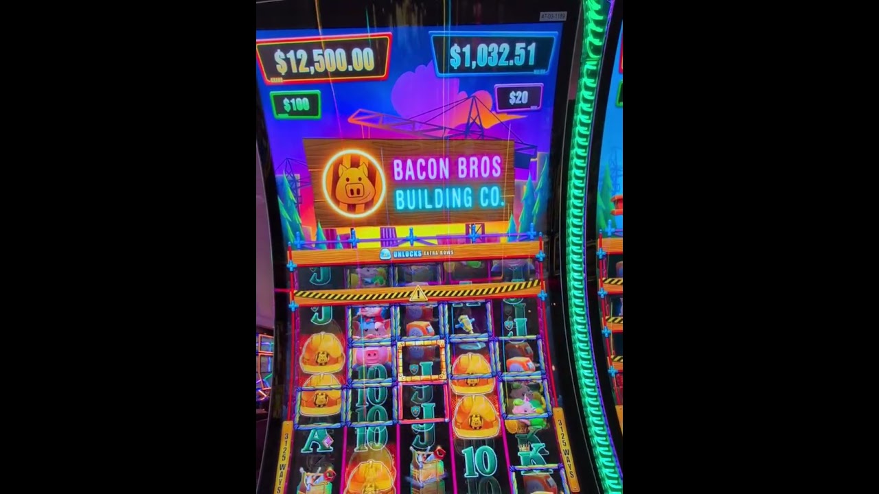 New Version of Huff N Puff, Bacon Bros. BONUS Carnival Firenze Casino 