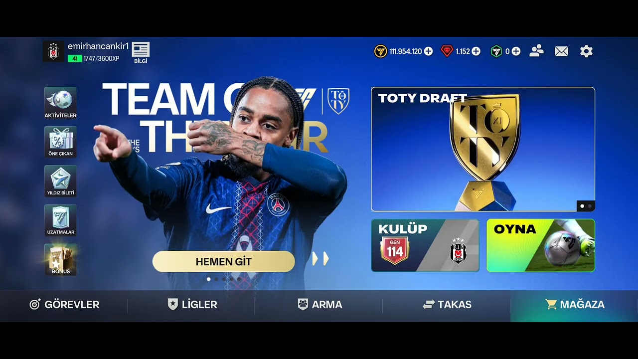 Beşiktaş vs hero takım FC mobile 