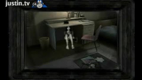 Why you under my desk? (Nick playing Fatal Frame 3)