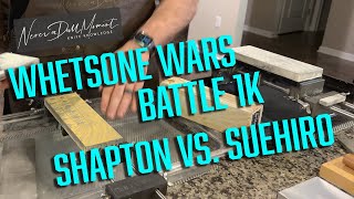 Whetstone Wars - Shapton Kuromaku Professional vs. Suehiro Debado 1k