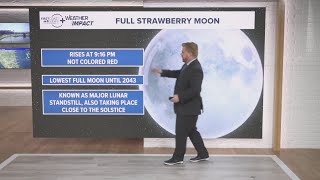 Full 'Strawberry Moon' Rises the lowest in the sky for 20 years tonight