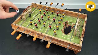 Restoration Table football 1920s   Mini Soccer Game