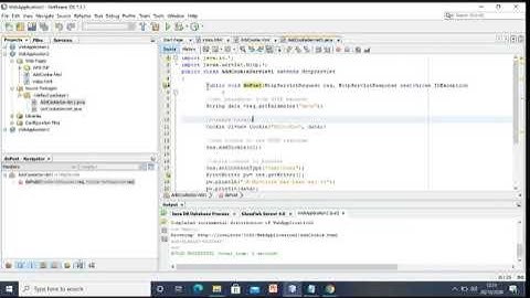 AJP : Cookies creation using NetBeans