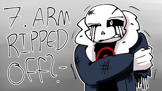 “Seven… point… arm ripped off?-“ || FT. Killer!Sans and Horror!Sans
