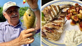 Fishing for Bluegill on the Grill (with a minimum of skill)