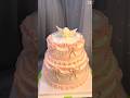 Making a two-tier cake with a punk rock theme #shorts #cakedecorating