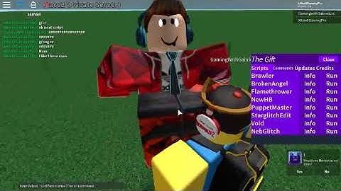 Roblox script showcase (collab with NoHackJustSteve Plays) GIFT