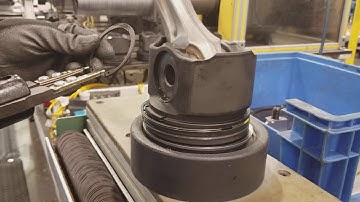 How to insert a a snap ring with an air powered tool