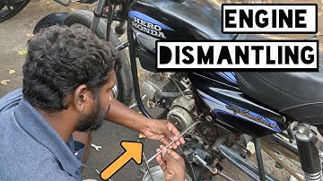 Old model Hero Honda Splendor Engine Dismantling / Rockfort Motor Works