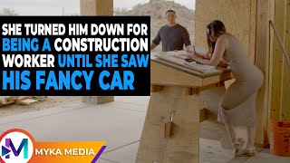 Dia menolaknya karena menjadi pekerja konstruksi sampai dia melihat mobil mewahnya