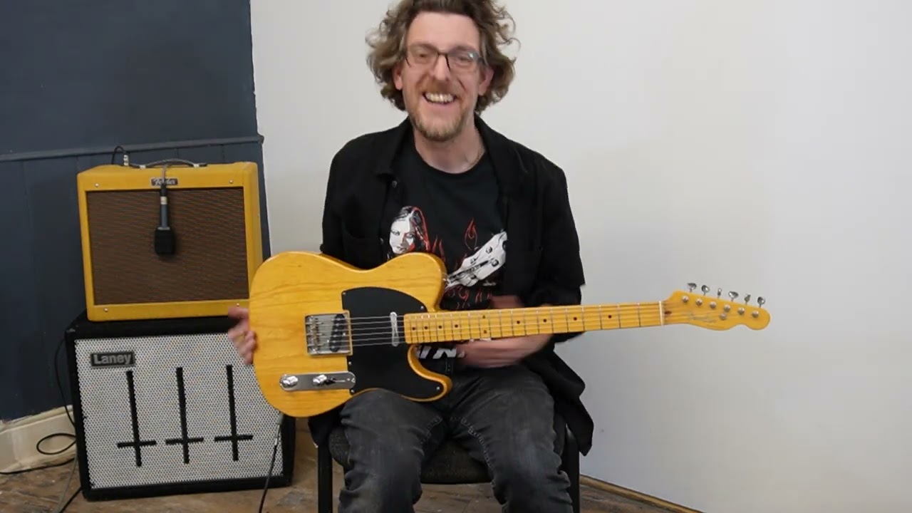 Fender Telecaster 52 Black Guard Crafted In Japan - YouTube