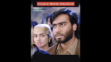 diljale movie best dialogue | amrish puri | ajay devgan  |diljale movie song | sonali bendre