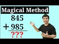 Addition trick  magical method  new method for addition  imran sir maths