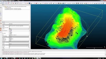 CloudCompare2.5D - LIDARUAV - Calculate the volume of a stockpile Point Cloud