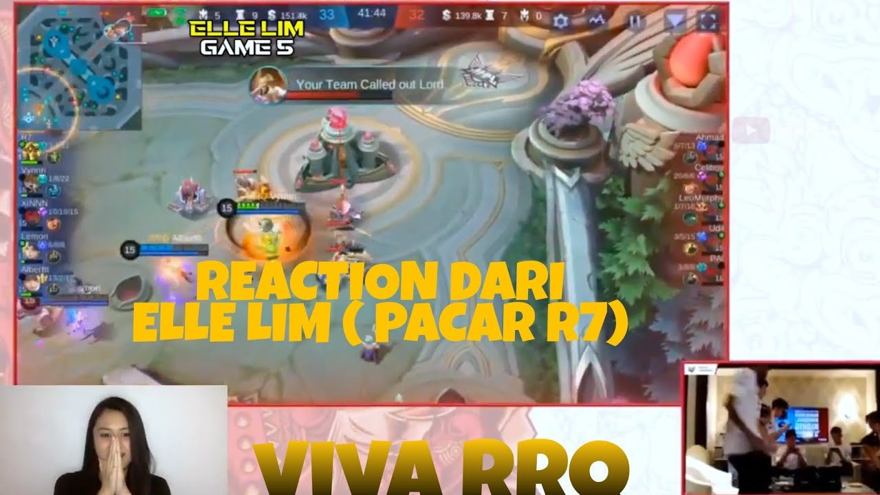 REACTION DARI ELLE LIM (pacar R7) - YouTube