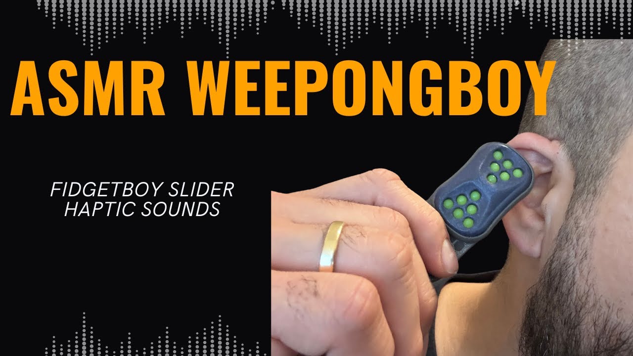 ASMR The Most Fun and Relaxing Fidget Slider:  WeePongBoy FIDGETBOY 