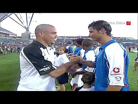 Ronaldo Phenomenon & Cristiano Ronaldo Meet For The First Time in 2004