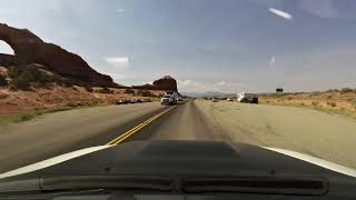 Time lapse Drive Crescent Junction, UT to Monticello, UT 7.26.18