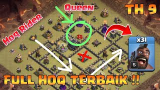 Kombinasi Terbaik dan Terkuat TH 9 - Strategi Attack TH 9