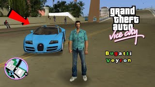 GTA Vice City Bugatti Veyron Car Gameplay | Wonderful Bugatti Car In GTA Vice City | King Gamerz Bugatti Gta Vice City