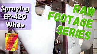 Spraying Epoxy Primer 420 White Tutorial - Raw Footage Series
