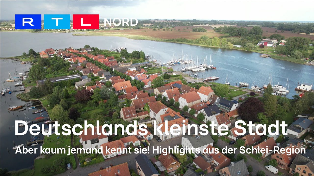 Ein Mini-Superlativ: Deutschlands kleinste Stadt Arnis passt auf 63 Fußballfelder