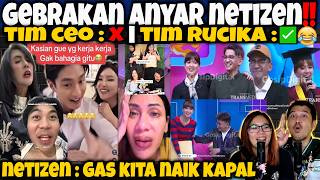 GEBRAKAN ANYAR NETIZEN‼️TIM CEO :❌| TIM RUCIKA :✅🤣‼️NETIZEN : GAS KITA NAIK KAPALNYA