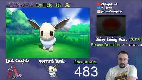 Insane Shiny Eevee in 483 Encounters! Shiny Living Dex
