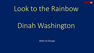 Dinah Washington   Look to the Rainbow  karaoke