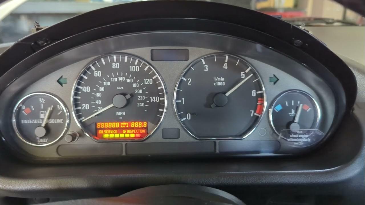 1998 BMW Z3 Instrument Cluster Test, Speedometer Needle Not Working