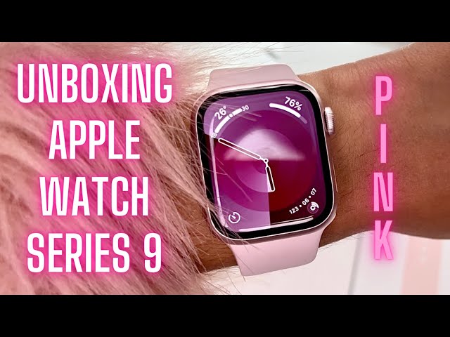 UNBOXING APPLE WATCH SERIES 9 PINK 41mm - YouTube