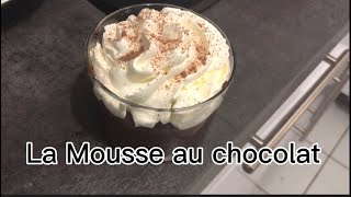Mousse au chocolat maison / ultra facile