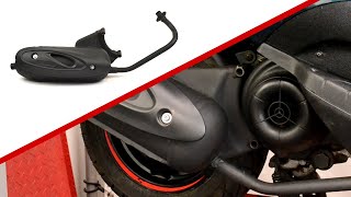 Replica uitlaat monteren | Piaggio Zip - YouTube