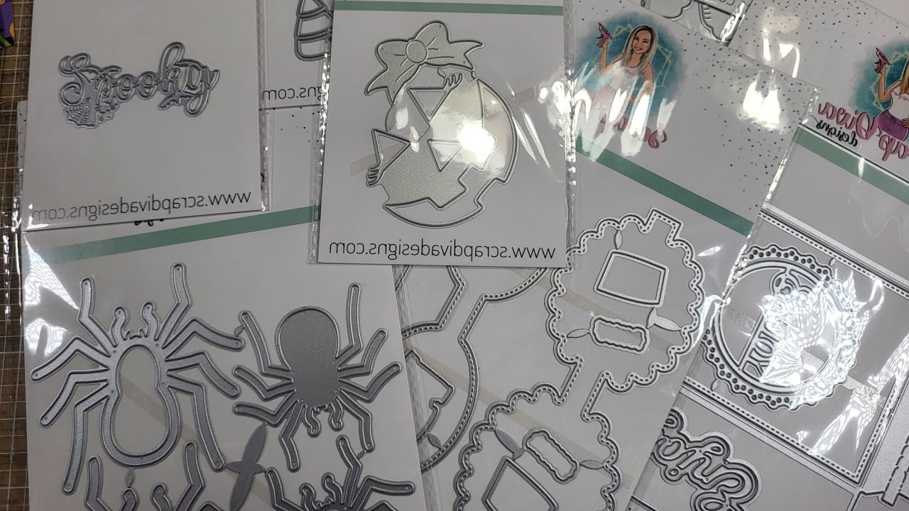 New Halloween dies from SCRAPDIVA DESIGNS YouTube