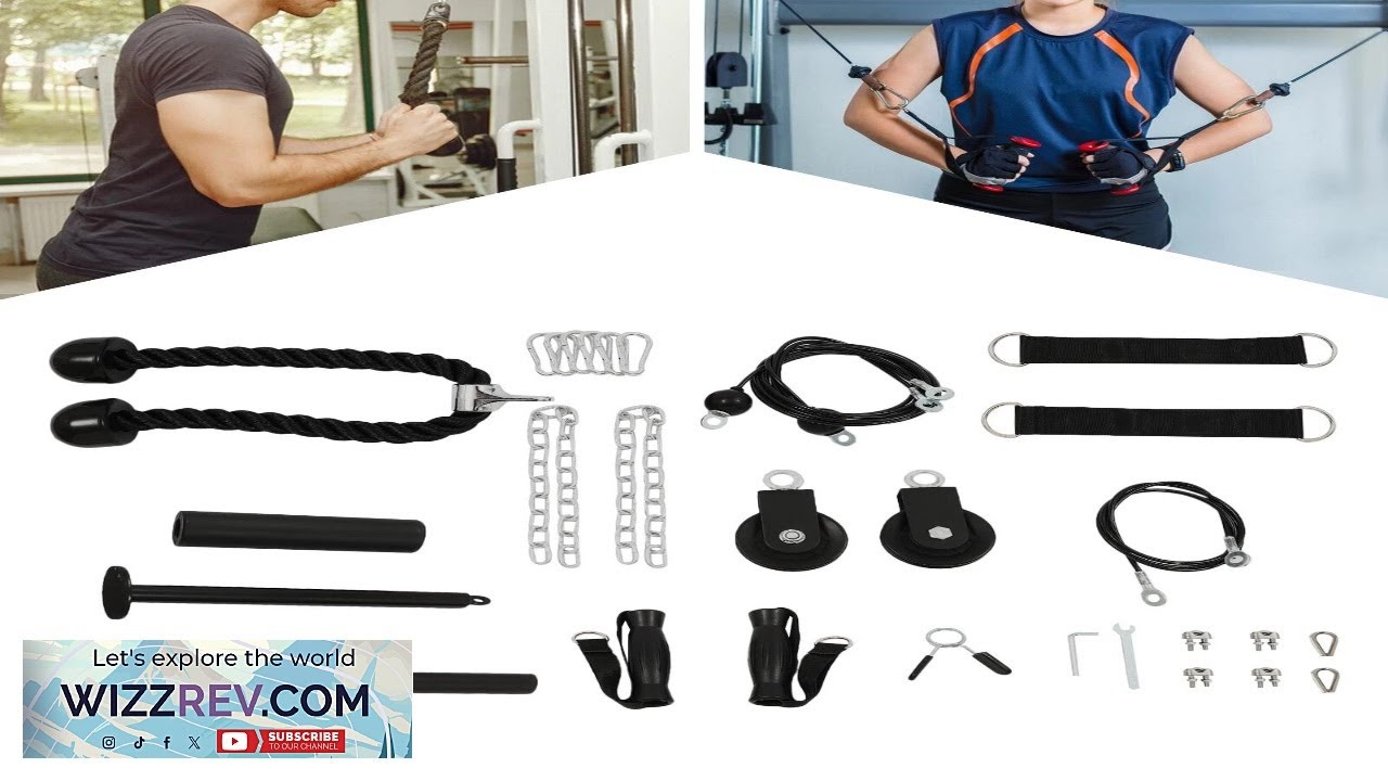 Cable Weight Pulley System Home Gym Equipment Fitness Pulley Cable System