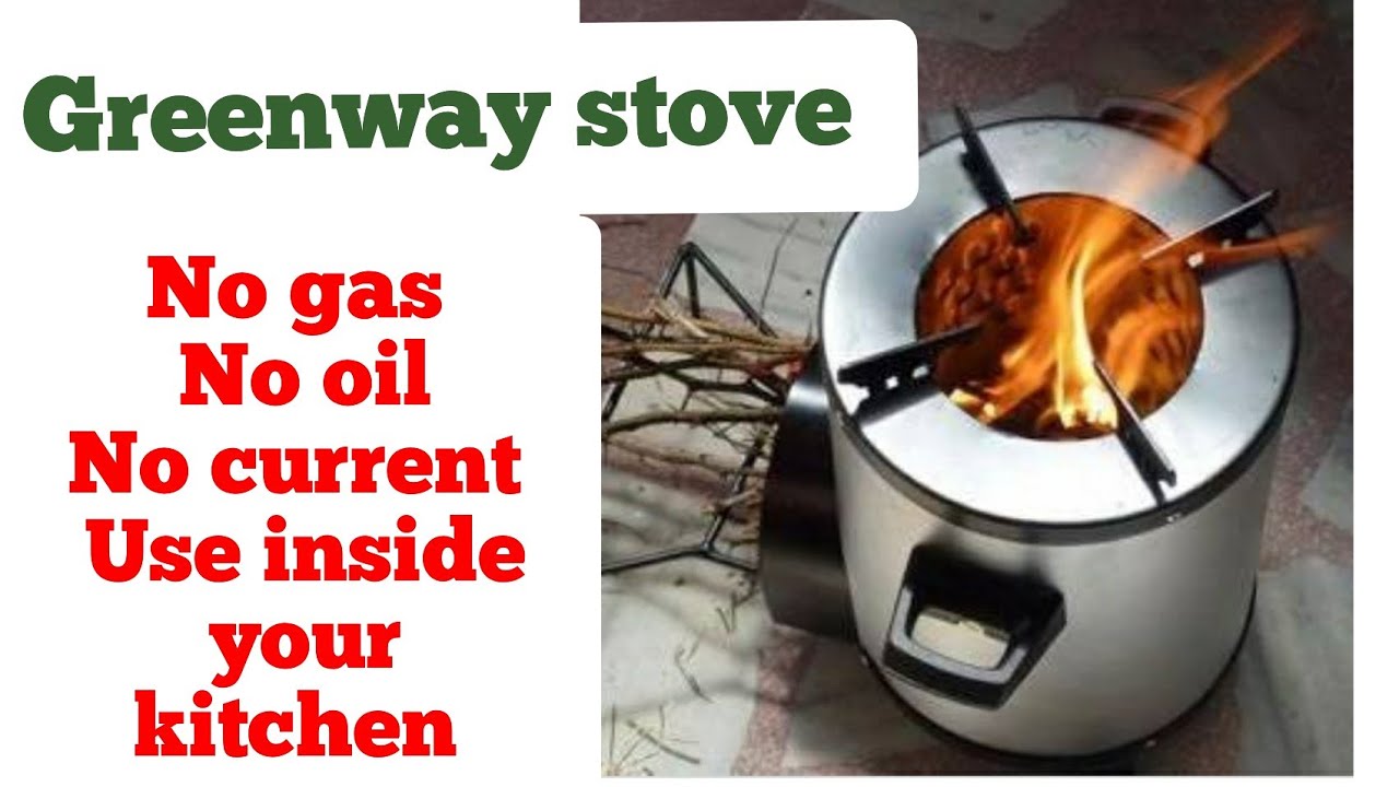 Greenway stove demo...no gas no oil no current ecofriendly YouTube
