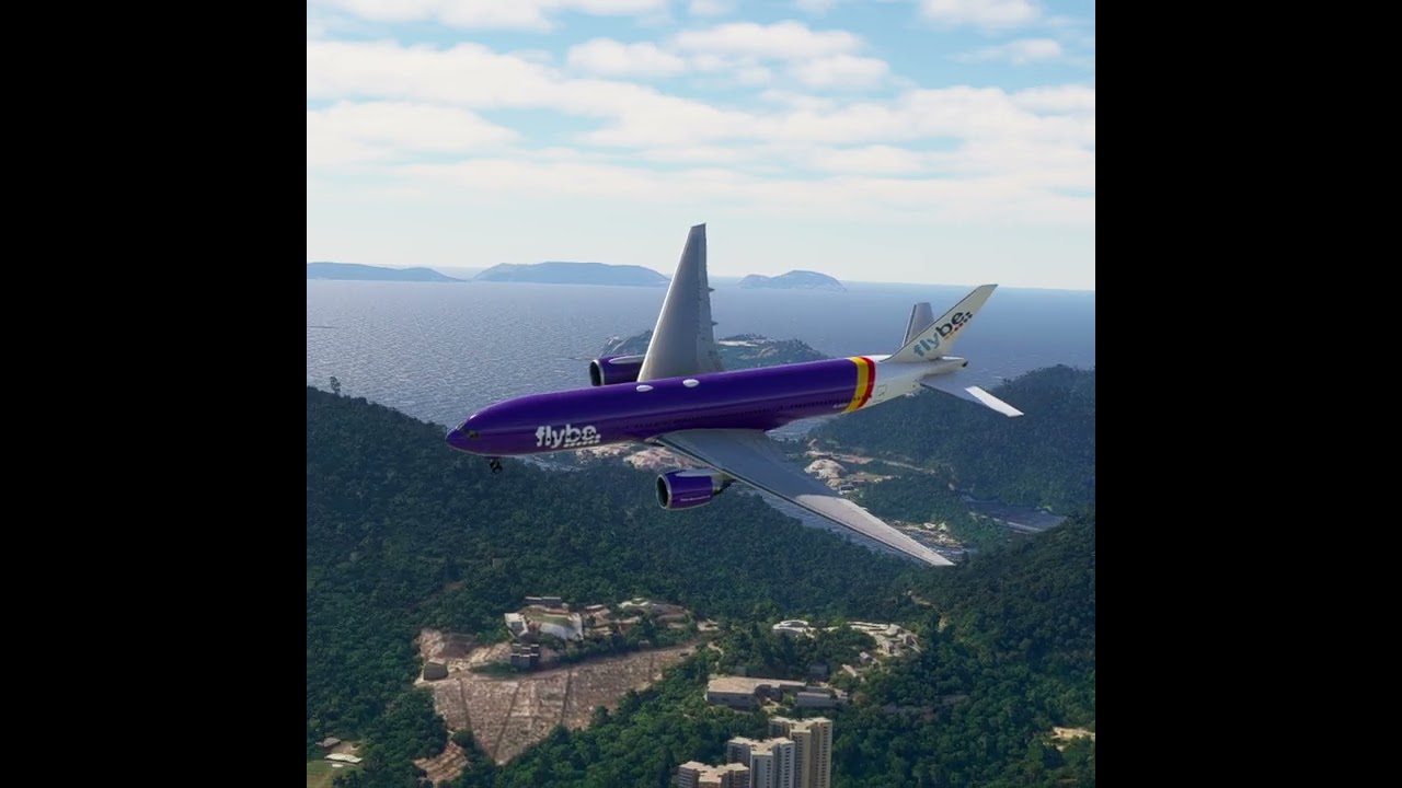 Impossible Landing!!! Amazing View before the Plane Landing eps.528