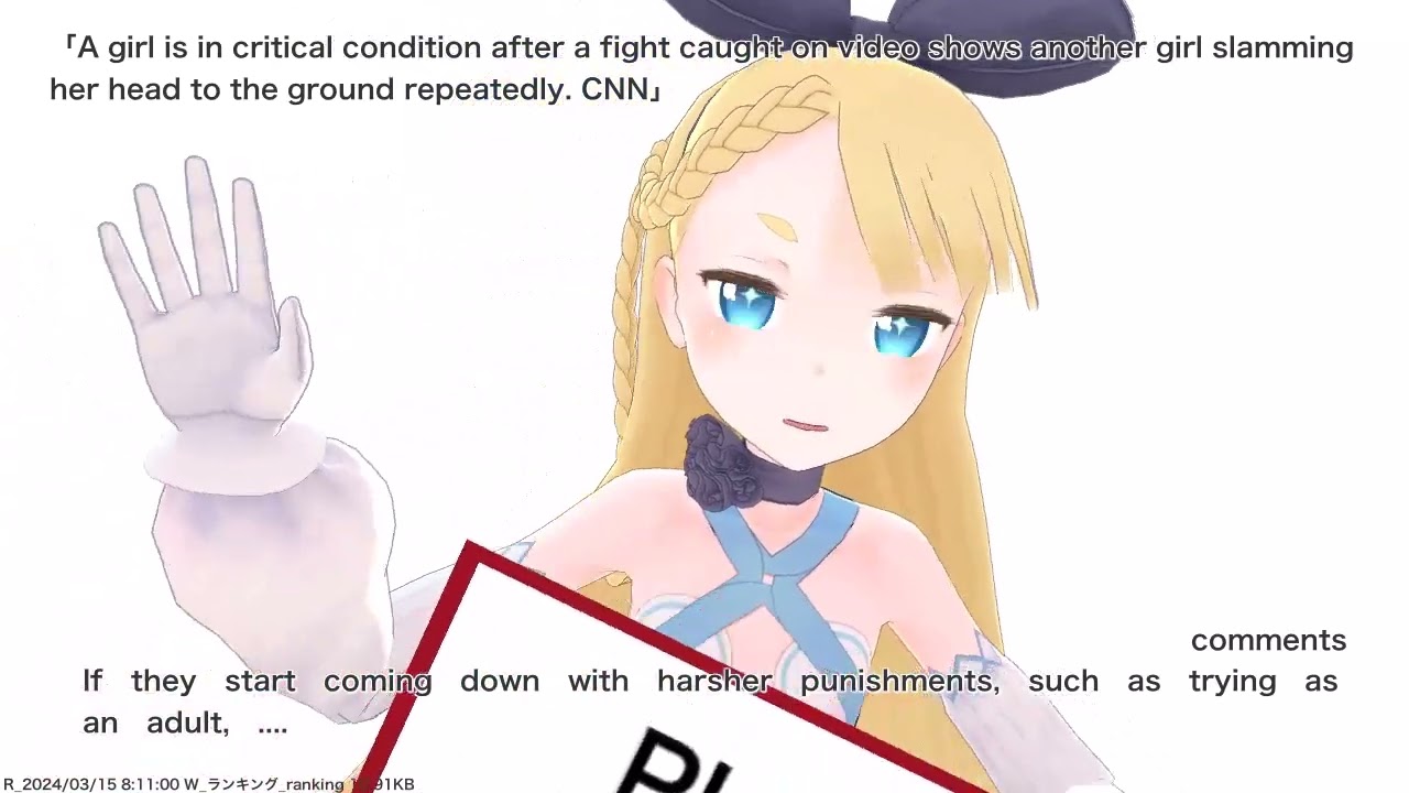 A girl is in critical condition after a fight caught on video shows another girl slamming her...