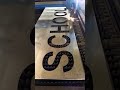 Laser Cutting Letters 