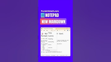 HUGE! Notepad app gets Markdown support on Windows 11: Say hello to text formatting. Do you like it?