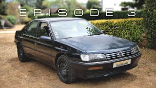 Peugeot 605 SRi - étincelles et pièces de la casse :  épisode 3