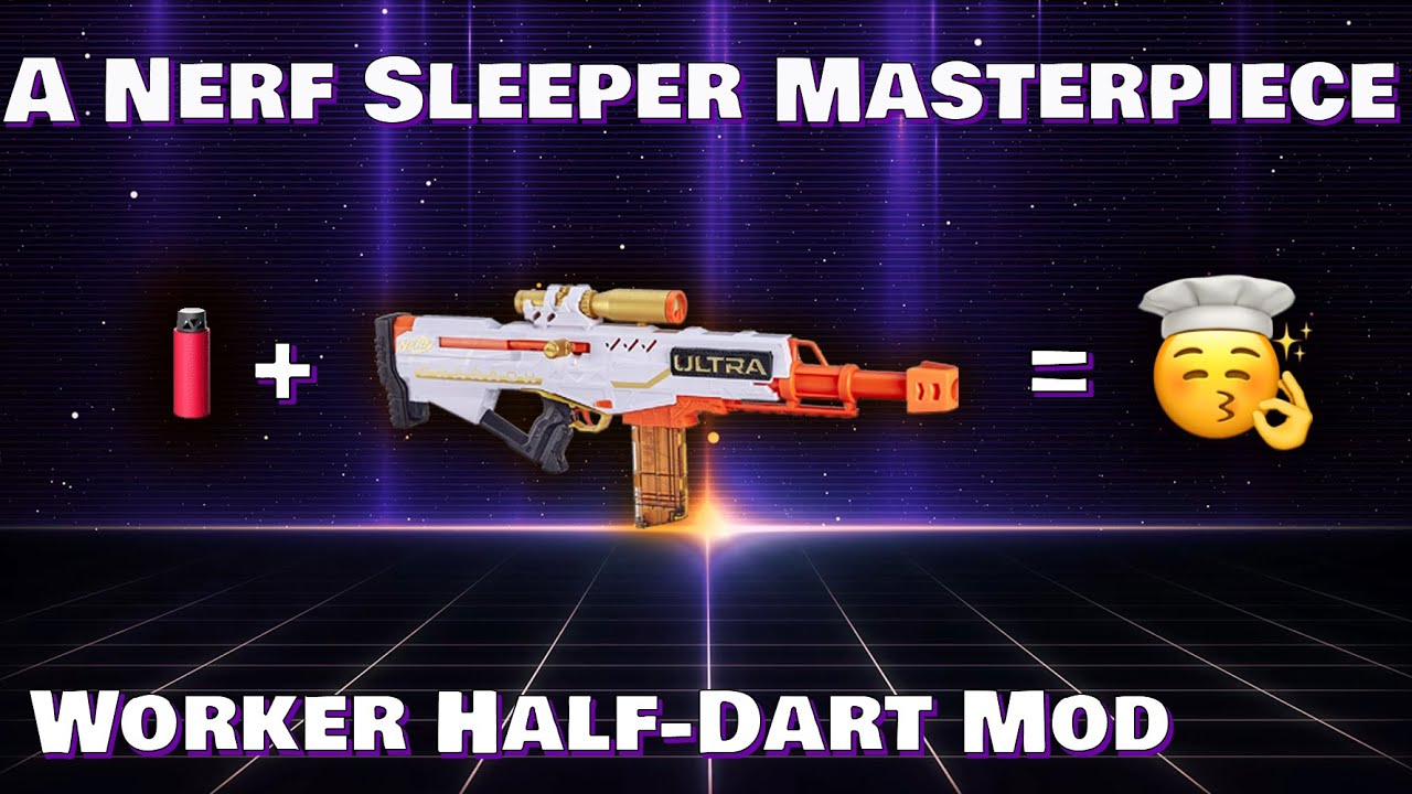 Ultra Pharaoh Worker Half-Dart Mod! A Nerf Sleeper Masterpiece! 