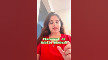 📱Placement of digit’s in Mobile Numbers #subscribe #numerology4 #2025