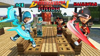 Fusion Gabungan BoBoiBoy Halilintar dan BoBoiBoy Ais - Minecraft BoBoiBoy & Upin Ipin Mod
