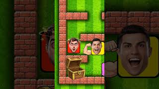 GEORGINA vs RONALDO 😱 NEW SECRET MAZE – Who Will Win? 🔥 | Fan Animation #shorts