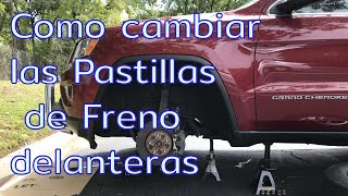 Como cambiar pastillas de freno delanteras - Jeep Grand Cherokee 2014