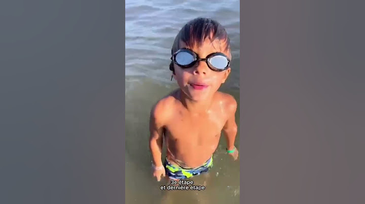 Apprendre à nager à la plage avec 3 conseils enfantin