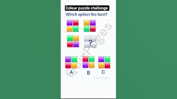 Colour puzzle #colour #puzzle #challenge #learning #iq #braintest #shortvideo #viralvideo