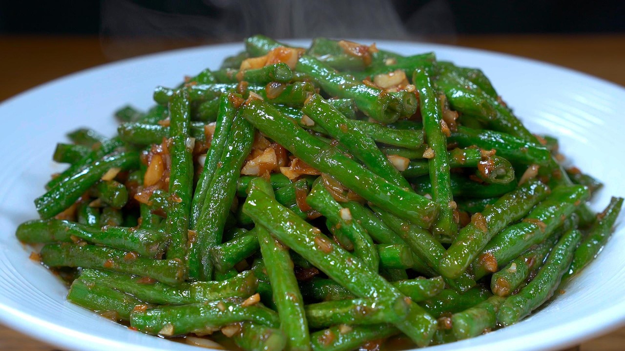 万万没想到，把豆角切小段上锅蒸一蒸，出锅瞬间变美味，好吃入味又下饭#like #food #cooking #美食教程 #家庭菜