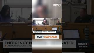 Cherokee County Emergency Management Director Terminated